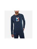 Pánské tričko MILLET Trilogy Wool Ts Ls M, tmavě modré