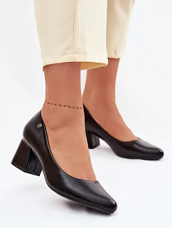 Lodičky na podpatku Vinceza 62292 Černé