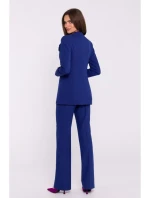 S370 Květinové sako - modré