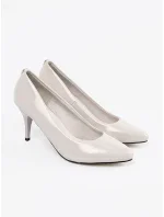 Exkluzívní dámské Jasnoszary  lodičky na jehlovém podpatku