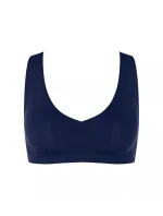 Dámská podprsenka ZERO Feel 2.0 Bralette - BLUE - tm. modrá 2114 - SLOGGI Dámská podprsenka ZERO Feel 2.0 Bralette - BLUE - tm. modrá 2114 - SLOGGI