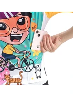 Dámské cyklistické tričko Rockbros 15210005003 S s potiskem – bílé Dámské cyklistické tričko Rockbros 15210005003 S s potiskem – bílé