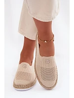 Dámské espadrilky Vinceza Béžové