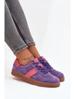 Semišové tenisky Vinceza – fialové