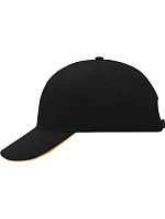 Daiber MB 24 6 panelová sandwich kšiltovka 03.0024 black/orange