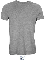 NEOBLU Loris Unisex piqué tričko 24.3775 grey melange NEOBLU Loris Unisex piqué tričko 24.3775 grey melange