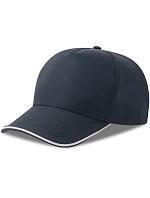 Atlantis Headwear Recy Five Piping 5 panelová sandwich kšiltovka 33.0282 navy/white
