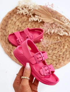 Dětské Lehké Žabky S Sponami BIG STAR NN374545 Fuchsie