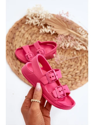 Dětské Lehké Žabky S Sponami BIG STAR NN374545 Fuchsie