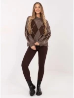 Legíny D93050Z62285A tmavě hnědé