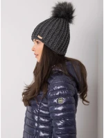 Dámská čepice 17 tmavě šedá