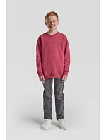 Fruit of the Loom Classic Kids Set-In Sweat Dětská mikina 16.2041 retro heather green