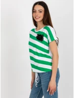 Halenka RV BZ 8741.93 bílá a zelená Halenka RV BZ 8741.93 bílá a zelená