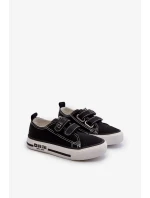 Dětské tenisky na suchý zip Big Star Black