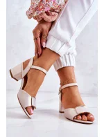 Sandály na podpatku model 212717 Step in style Sandály na podpatku model 212717 Step in style