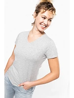 Kariban K 3015 Dámské elastické tričko s výstřihem do V 20.3015 white Kariban K 3015 Dámské elastické tričko s výstřihem do V 20.3015 white