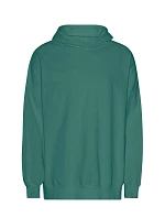Neutral T 63111 Mikina s kapucí z těžké bio IC bavlny "Tiger" 77.T311 teal
