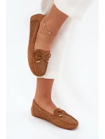 Dámské Mokasíny S Vzorovaným Designem A Šněrováním Camel Mirisa Dámské Mokasíny S Vzorovaným Designem A Šněrováním Camel Mirisa