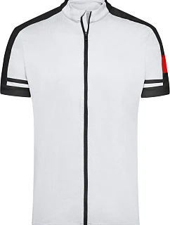 Daiber JN 454 Pánské cyklistické tričko se zipem 02.0454 white