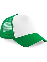 Beechfield B 640 5 panelová Trucker kšiltovka 53.0640 pure green/white