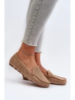 Dámské semišové mokasíny tmavě béžové Ranica Dámské semišové mokasíny tmavě béžové Ranica