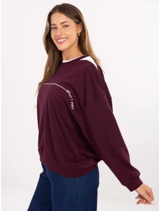Mikina RV BL A940.60 bordó