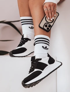 Dámské tenisky s plochou podrážkou NEWSTREET black FashionStreet ZY0587