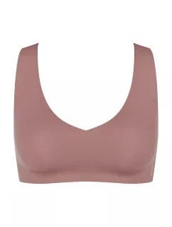 Dámská podprsenka ZERO Feel 2.0 Bralette - BROWN - hnědá 1141 - SLOGGI