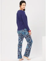 Pyžamo Key LNS 793 B24 long/r S-XL dámské