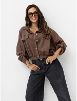 Bunda MI KR 931733.99, hnědá Bunda MI KR 931733.99, hnědá