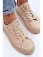 Dámské béžové látkové tenisky Staneva Dámské béžové látkové tenisky Staneva