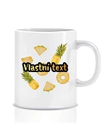 Personalizovaný klasický bílý keramický hrníček 300 ml s letním ovocem Personalizovaný klasický bílý keramický hrníček 300 ml s letním ovocem