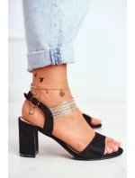 Dámské Sandály Enjoy GD169 černo-zlaté - Barski