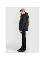 Dívčí péřová bunda se syntetickou výplní 4F 4FJRAW25TDJAF0817-20S