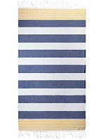 The One Towelling Hamam Marine Hamam ručník "Marine" 48.1046 navy/gold The One Towelling Hamam Marine Hamam ručník "Marine" 48.1046 navy/gold