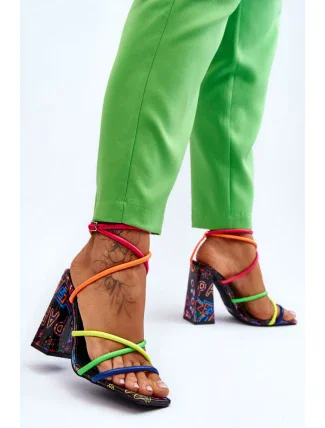 Sandály na podpatku  model 193942 Step in style