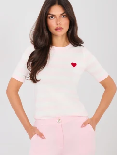 Svetr s krátkým rukávem  model 224318 Factory Price