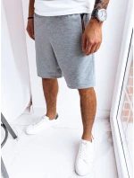 FashionStreet pánské světle šedé teplákové šortky SX2279