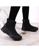 DK Jr DK58A nepromokavé zateplené sněhové boty černé