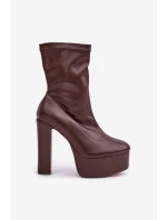 Boty na podpadku C-243 hědé - Stephan Paris