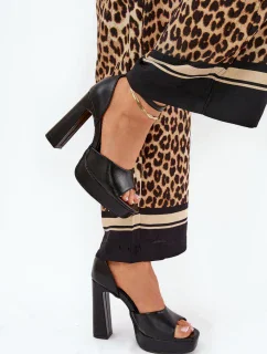 Sandály na podpatku model 209893 Step in style