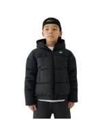 Chlapecká péřová bunda 4F M621 tmavě černá 4FJWAW25TDJAM621 20S