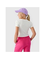 Hladké dívčí tričko 4F 4FJRSS24TTSHF2053-11S