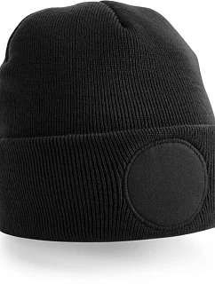 Beechfield B 446 Čepice s kruhovou nášivkou 53.0446 black