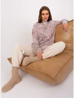 Jumper AT SW 2357.96 světle fialová Jumper AT SW 2357.96 světle fialová