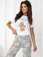 Pyžamo CLM PI 1581.09 šedé