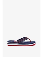 Dámské žabky na klínku Big Star – tmavě modré