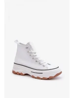 Tenisky na platformě model 198691 Step in style