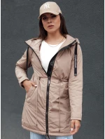 Dámská přechodná bunda parka URBANJOY béžová FashionStreet TY4386