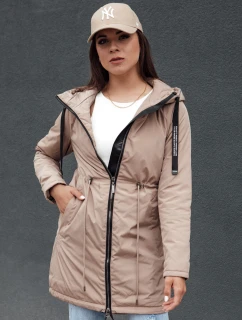 Dámská přechodná bunda parka URBANJOY béžová FashionStreet TY4386